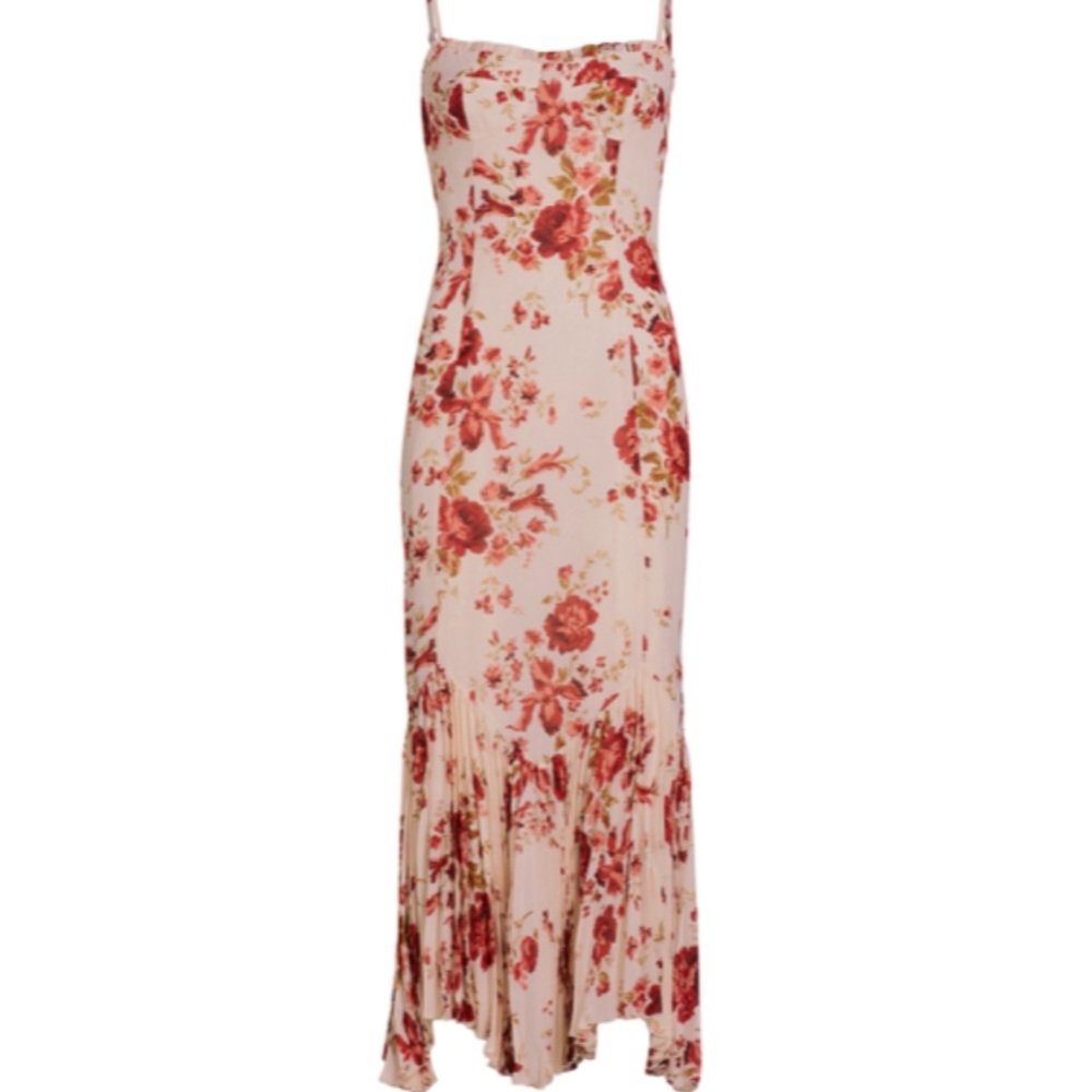 Reformation Aiko Dress - Rose Georgette